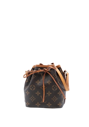Louis Vuitton Pre-Owned 2015 Monogram Nano Noe bucket bag - Brown