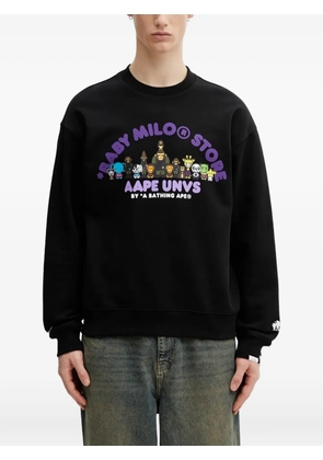 AAPE BY *A BATHING APE® x Baby Milo Store AAPEUNVS sweatshirt - Black
