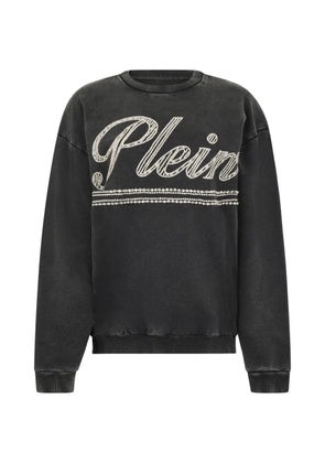 Philipp Plein strass sweatshirt - Black