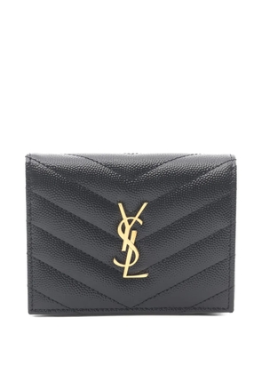 Saint Laurent Pre-Owned 2020s Monogram wallet - Black