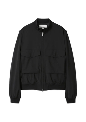 TONYWACK patch-pocket bomber jacket - Black