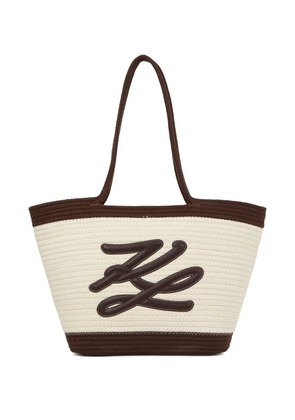 Karl Lagerfeld K/Autograph tote bag - Neutrals