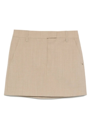 Sportmax wool-blend mini skirt - Neutrals