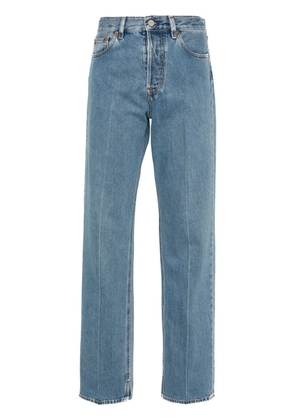 Gucci logo-patch straight jeans - Blue