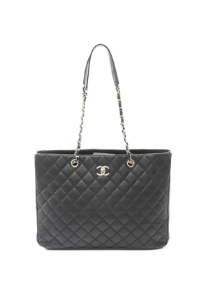 CHANEL Pre-Owned 2015-2016 matelasse chain-link tote bag - Black