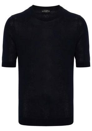 Ballantyne ribbed-trim T-shirt - Blue