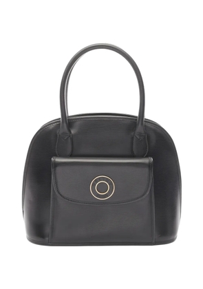 Celine Pre-Owned 2000s Circle Logo leather handbag - Black