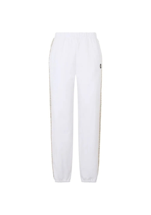 Philipp Plein strass joggers - White
