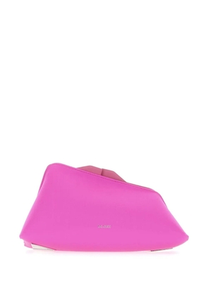 The Attico asymmetric clutch bag - Pink