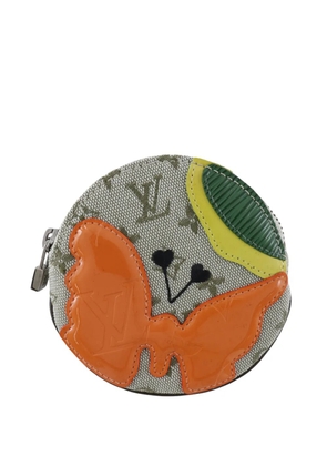 Louis Vuitton Pre-Owned 2002 Monogram Mini Lin Conte de Fee Round Purse coin pouch - Brown