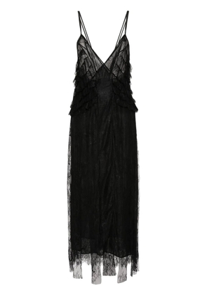 Blumarine lace maxi dress - Black