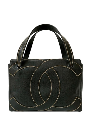CHANEL Pre-Owned 2004-2005 Caviar CC Wild Stitch handbag - Black