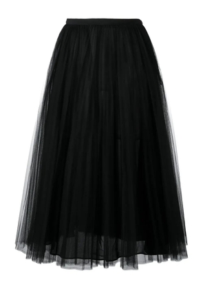 Valentino Garavani A-line tulle skirt - Black