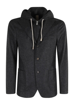 Eleventy hooded blazer - Black