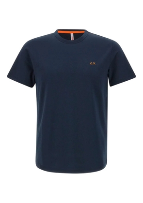 Sun68 logo-embroidered T-shirt - Blue