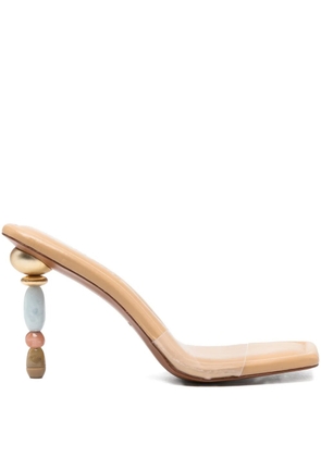 Cult Gaia 100mm Mahina sandals - White