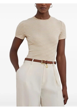Lauren Ralph Lauren striped short-sleeve T-shirt - Neutrals