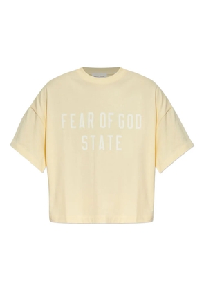 FEAR OF GOD ESSENTIALS cotton t-shirt - Yellow