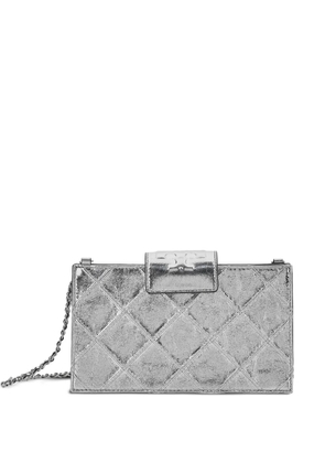 Tory Burch mini Fleming crossbody bag - Silver