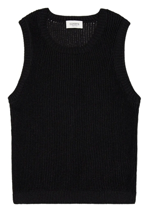 Laneus knitted vest - Black