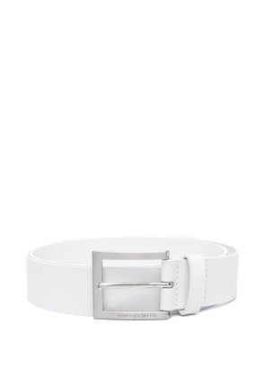 Karl Lagerfeld leather belt - White