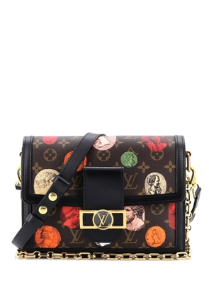 Louis Vuitton Pre-Owned Dauphine Limited Edition Fornasetti Cameo Monogram Canvas MM shoulder bag - Brown