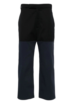 Thom Browne Unconstructed Combo straight-leg trousers - Blue