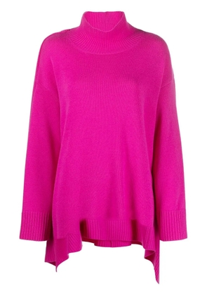Valentino Garavani draped roll-neck jumper - Pink