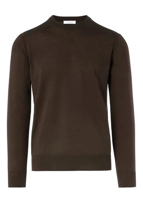 Paolo Pecora round-neck wool sweater - Brown