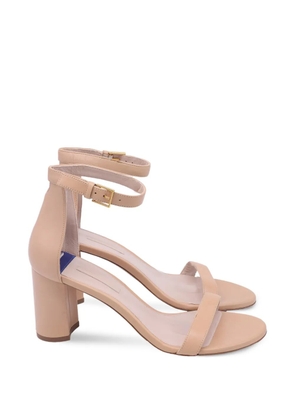 Stuart Weitzman block-heel sandal - Neutrals