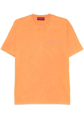 Gucci printed cotton T-shirt - Orange