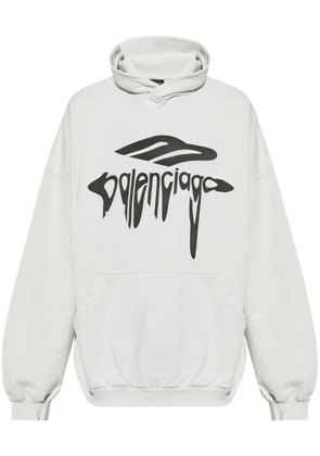 Balenciaga 3B Liquified hoodie - White
