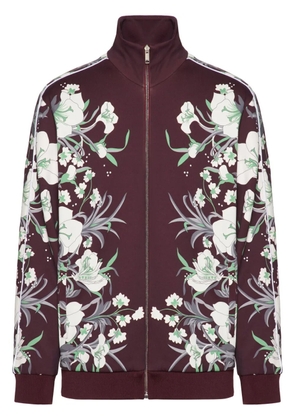 Valentino Garavani graphic-print zip-fastening jacket - Red