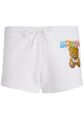 Moschino Bear-print shorts - White