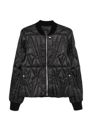 Moncler + Rick Owens quilted bomber jacket - Black