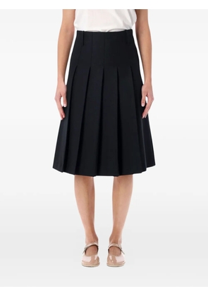 A.P.C. pleated midi skirt - Black