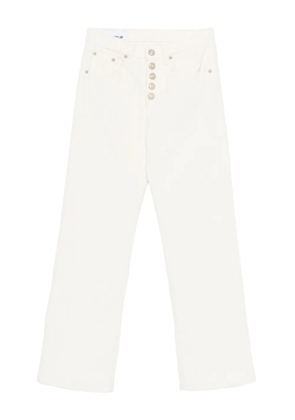 DONDUP Jacklyn button-fly corduroy trousers - White