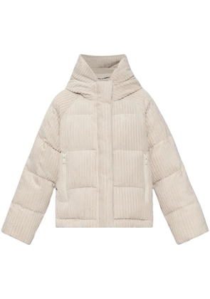 Golden Goose padded hoodie jacket - Neutrals