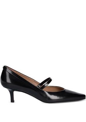 BOSS 50mm Charlize strap pointed pumps - Black