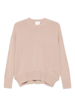 Allude round-neck cashmere sweater - Pink