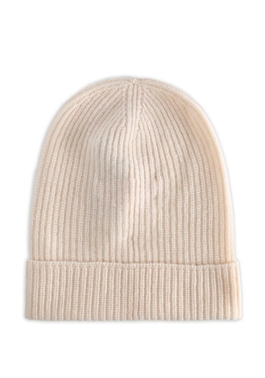 The Elder Statesman ribbed hat - Neutrals