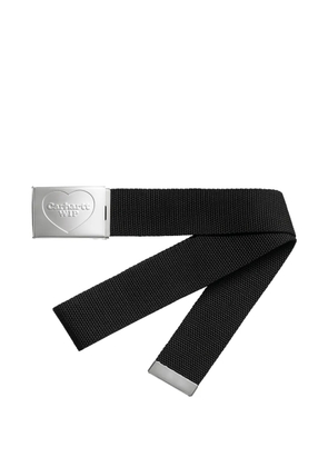 Carhartt WIP engraved logo belt - Black
