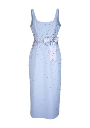 Carolina Herrera crystal-embellished midi dress - Blue