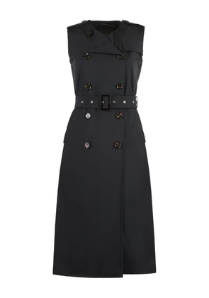Moorer Aurelia trench coat - Black