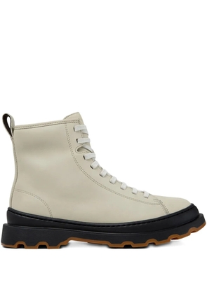 Camper Brutus+ lace-up chunky sole ankle boots - Grey