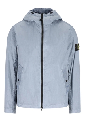 Stone Island hooded zip jacket - Blue