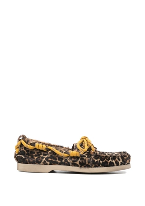 Golden Goose Cruise leopard-print loafers - Brown