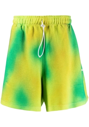 Bonsai tie-dye cotton shorts - Green