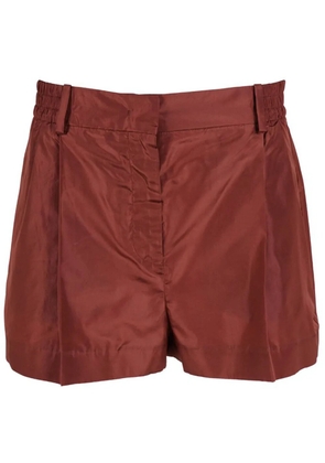 Valentino Garavani pressed-crease tailored shorts - Brown