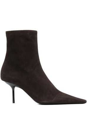 Victoria Beckham 45mm suede boots - Brown